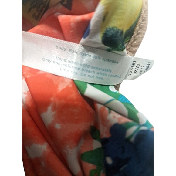 Swim by Cacique Bikini Bottoms Floral Lane Bryant High Waist Plus Size 26 - Picture 5 of 5